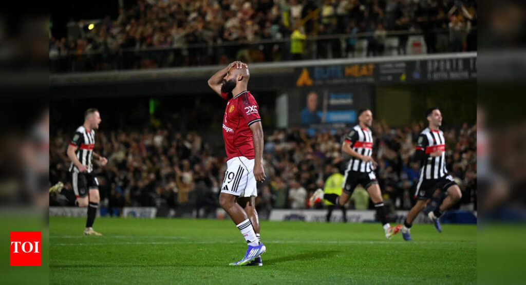26 penalties! League Cup shocker as fourth-tier Grimsby Town stun Man United in first meeting since 1948 | Football News