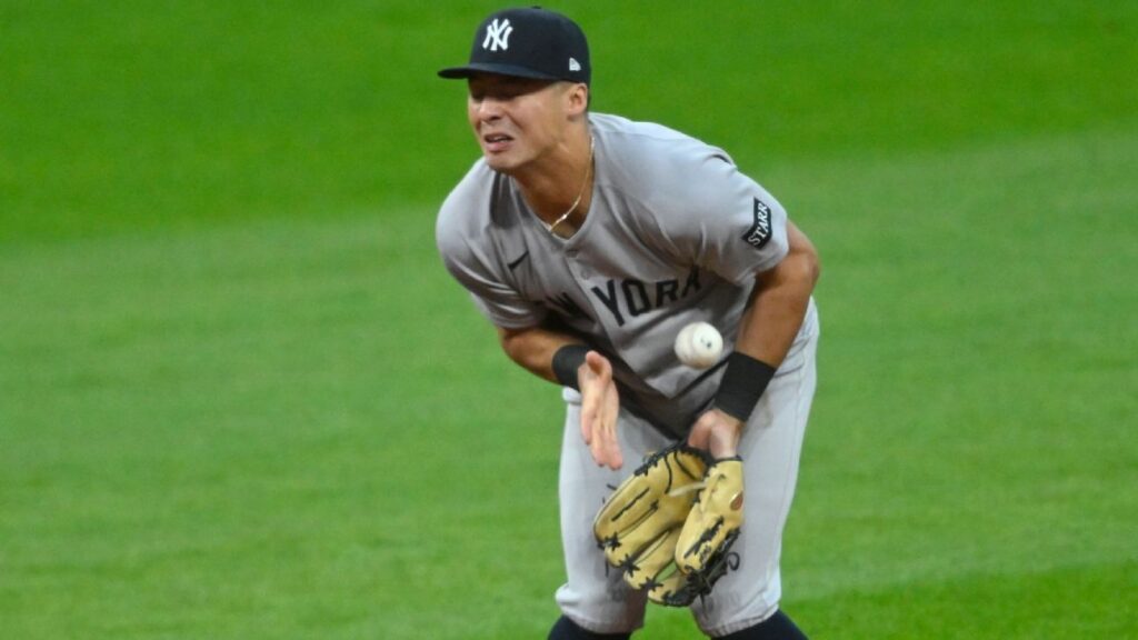 Anthony Volpe out of starting lineup in Yankees' win vs. Red Sox
