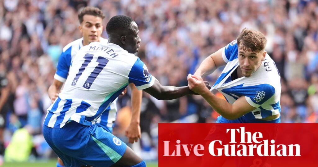 Brighton v Manchester City: Premier League updates – live | Premier League
