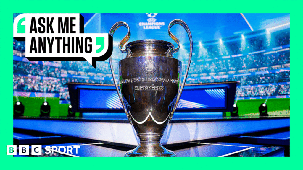 Paris St-Germain lift the Champions League trophy in 2024-25