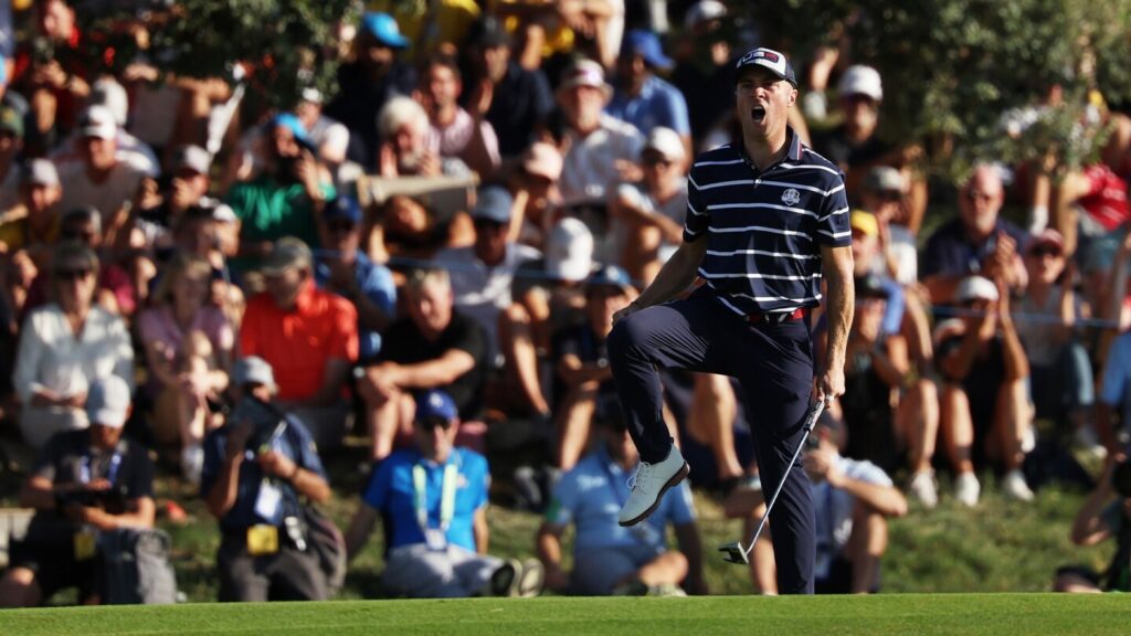 Justin Thomas discusses Ryder Cup Bethpage Black Keegan Bradley experience