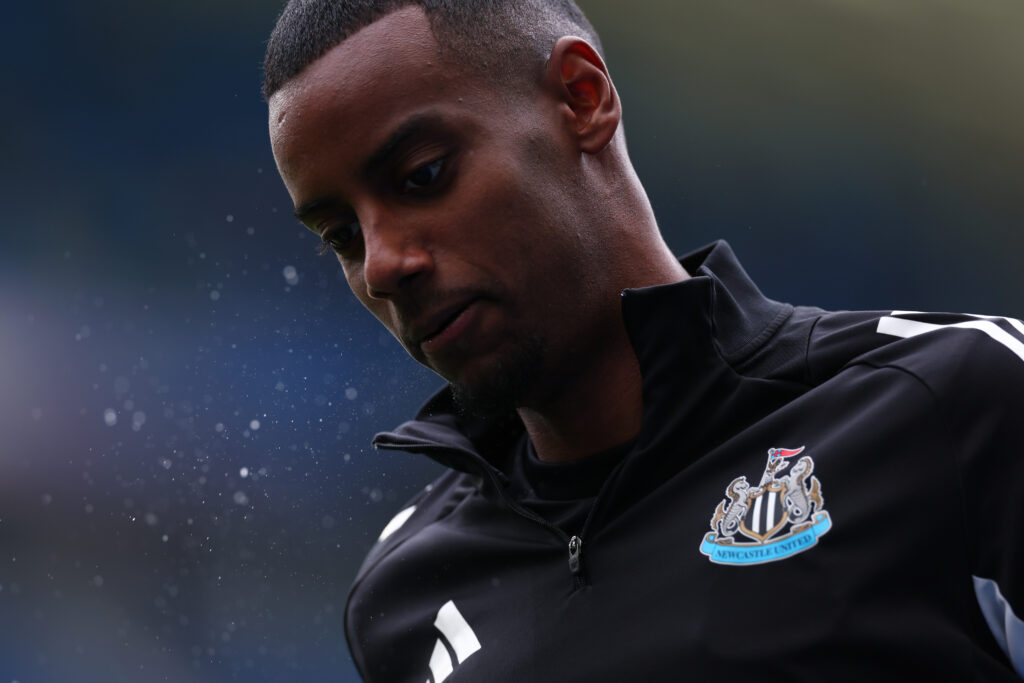 Liverpool target Alexander Isak is training alone at Newcastle United