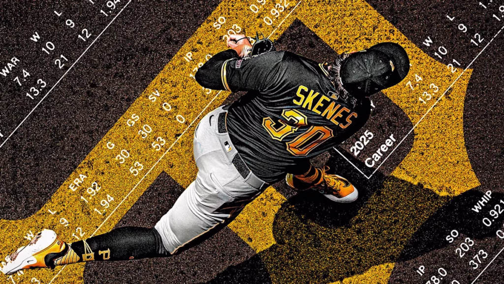 Through 53 career starts, Paul Skenes has put himself on a Hall of Fame trajectory. (Joseph Raines/Yahoo Sports)