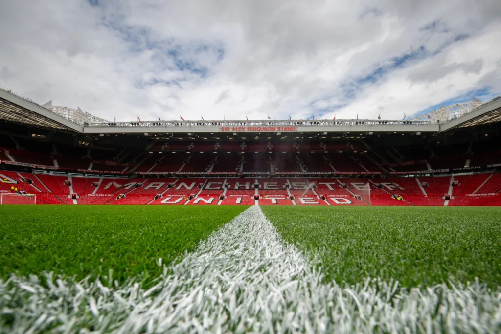 Ruben Amorim, Manager of Manchester United, looks dejected after his team concede during the Carabao Cup Second Round match between Grimsby Town and Manchester United at Blundell Park on August 27, 2025 in Grimsby, England.
