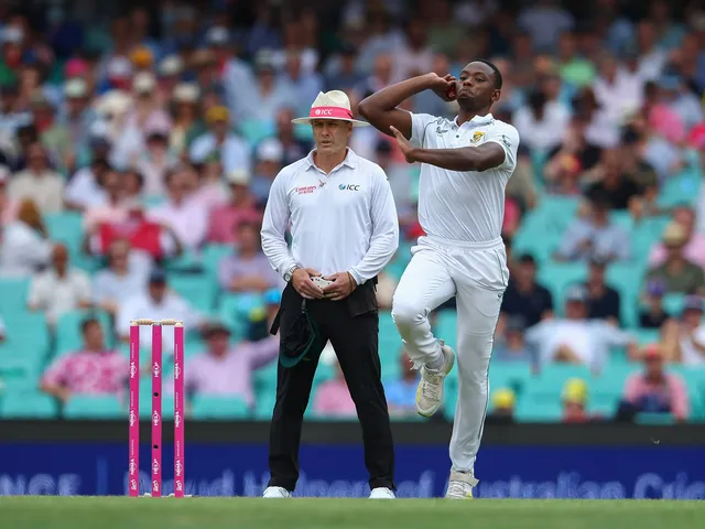 Kagiso Rabada of South Africa on 4th January