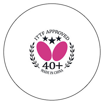 Butterfly 40+ 3 Star Table Tennis Ball