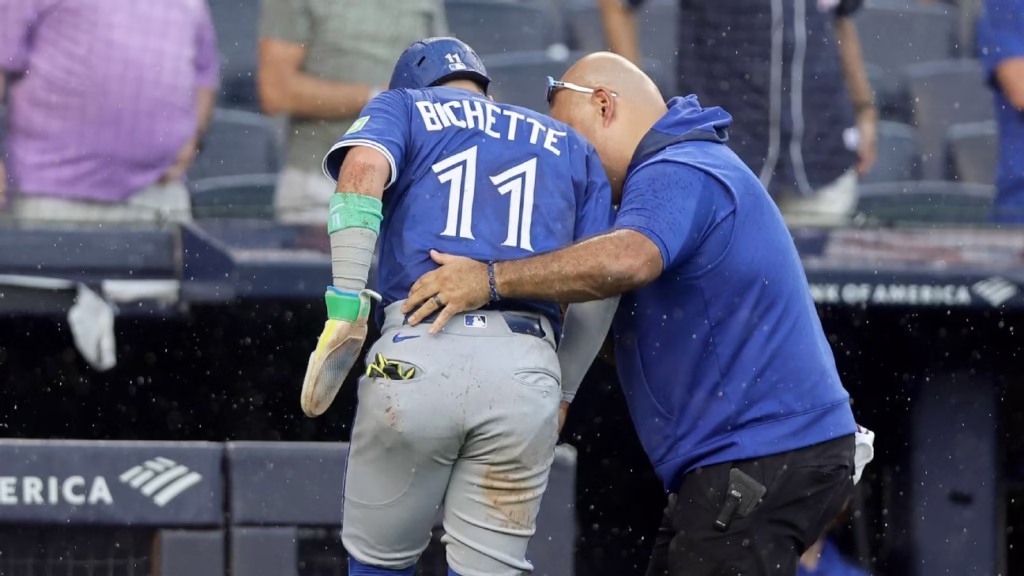 AL East-leading Blue Jays put SS Bo Bichette (knee) on 10-day IL