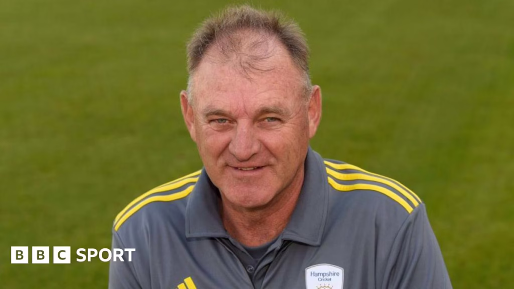 Hampshire coach Adrian Birrell poses for a portrait during a Hampshire photo call at The Ageas Bowl