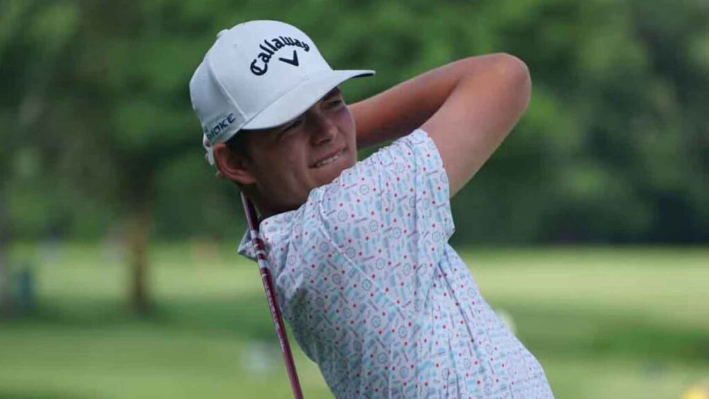 After scary diagnosis, this junior golfer found inspiration in helping others