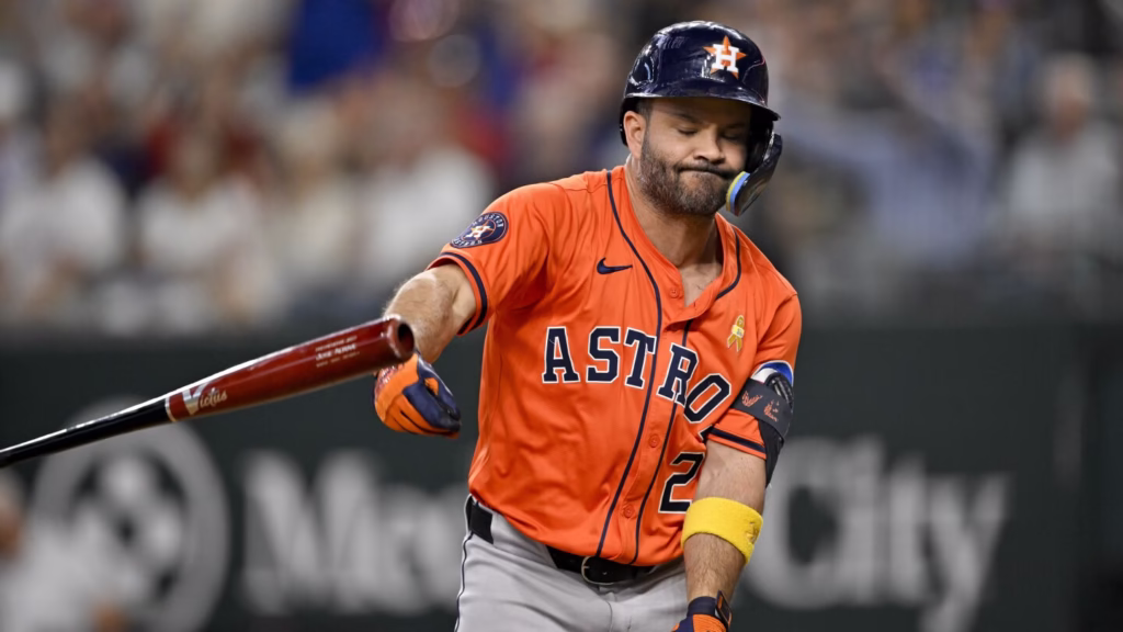 Astros receive injury scare as 9-time All-Star Jose Altuve leaves game with right foot discomfort