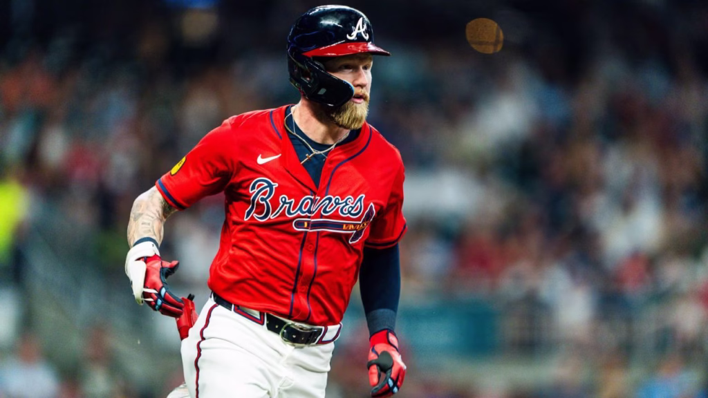 Braves place Jake Fraley on injured list with oblique injury