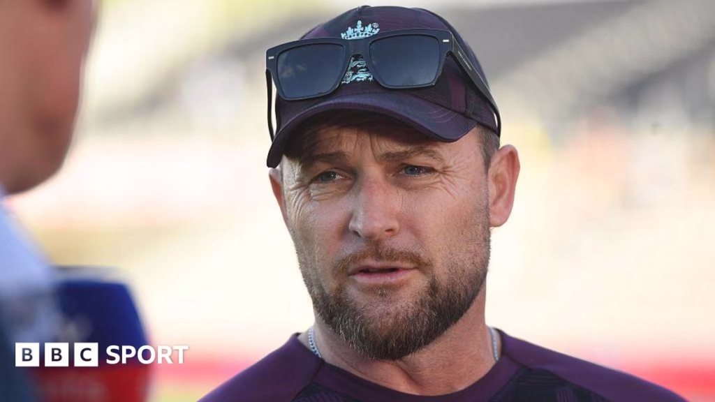 England coach Brendon McCullum
