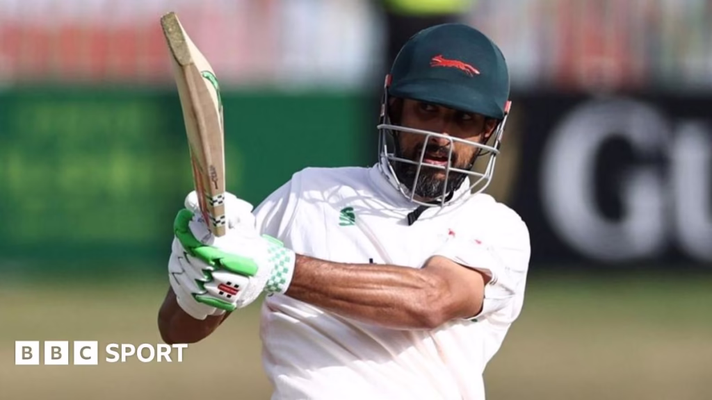 Leicestershire batter Shan Masood