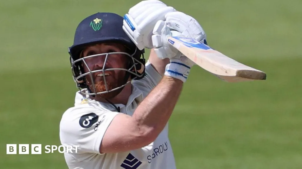 David Lloyd bats for Glamorgan