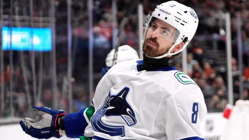 Garland embracing role in Canucks' leadership core