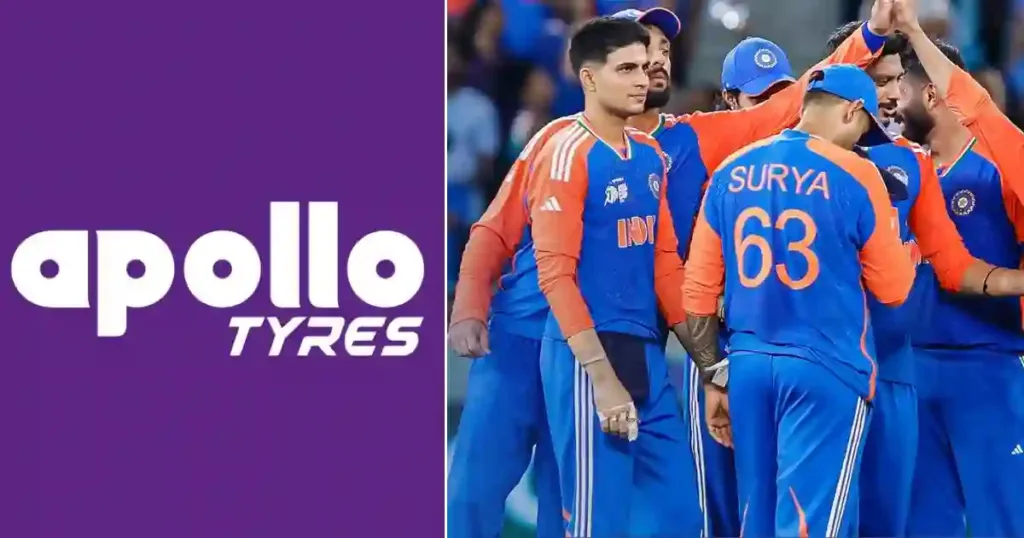 Apollo Tyres Jersey Sponsor