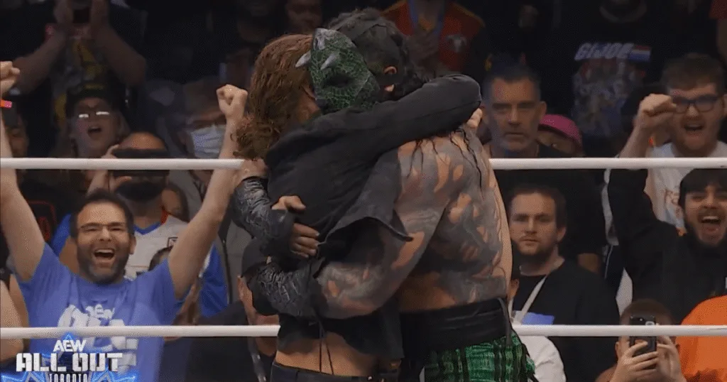 Jack Perry Returns At AEW All Out, Reunites With Luchasaurus
