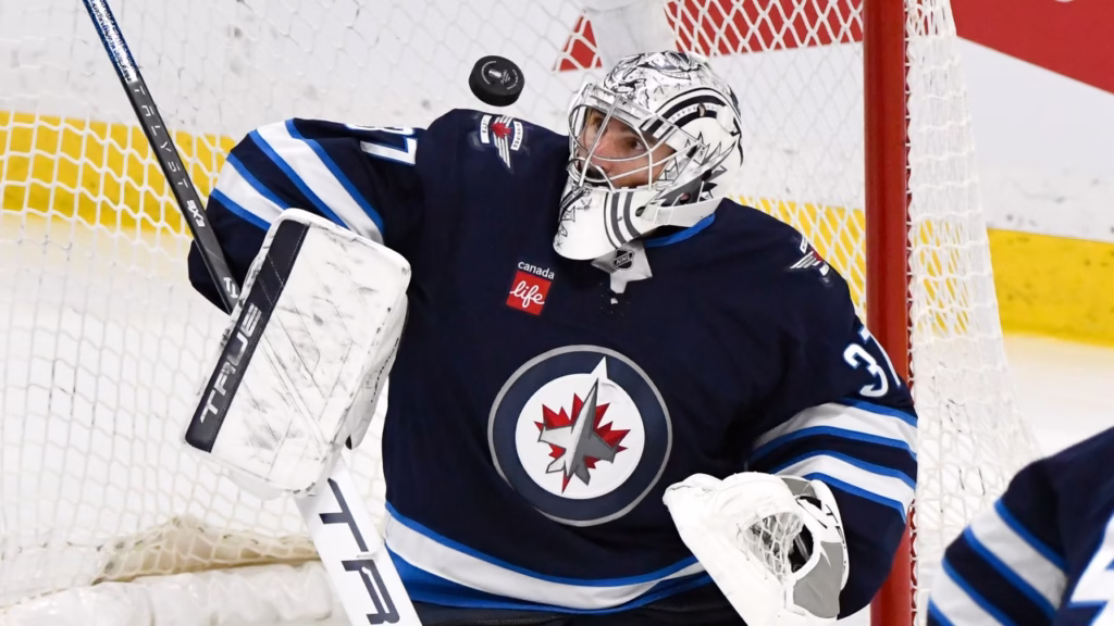 Jets' Connor Hellebuyck looks back at stellar season, playoff disappointment