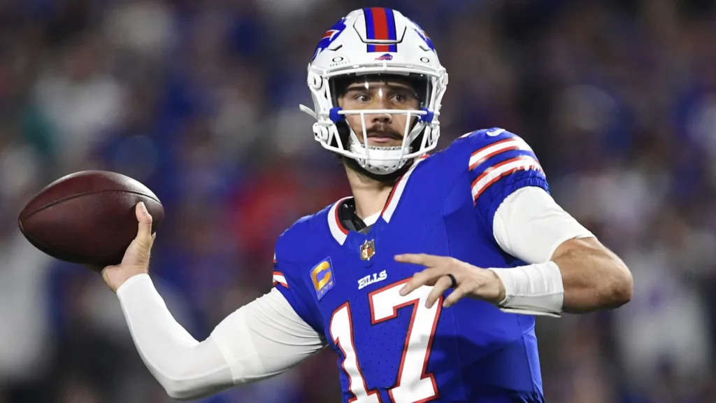 Josh Allen Hints He'll Continue to Wear Helmet Visor After Bills' Win vs. Dolphins