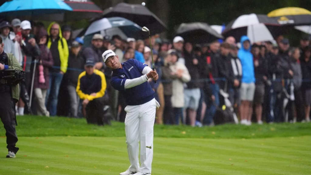 Matsuyama rides two eagles to one-stroke PGA Championship lead