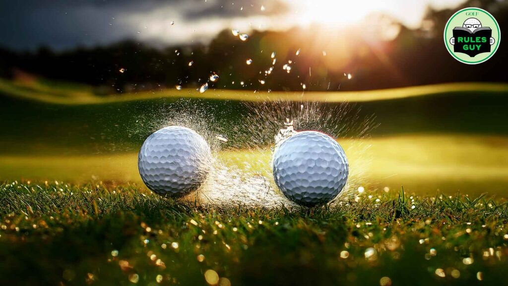 My partner's ball collided with mine before I could mark. Now what?