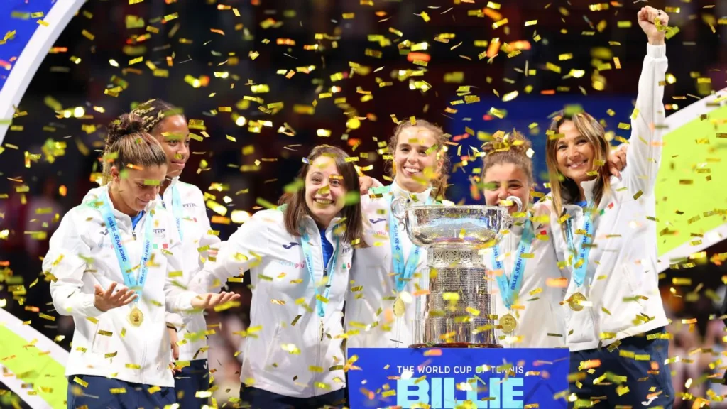 Paolini closes out Italy's Billie Jean King Cup title vs. U.S.