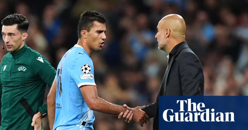 Pep Guardiola unsure if Rodri will be fit enough to start for Manchester City at Arsenal | Manchester City