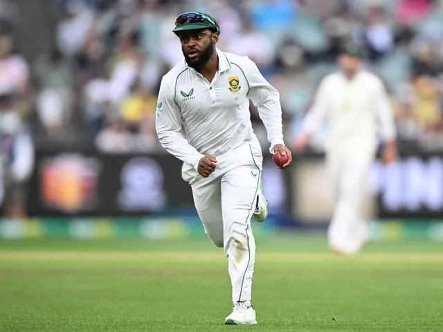 Temba Bavuma of South Africa on December 28