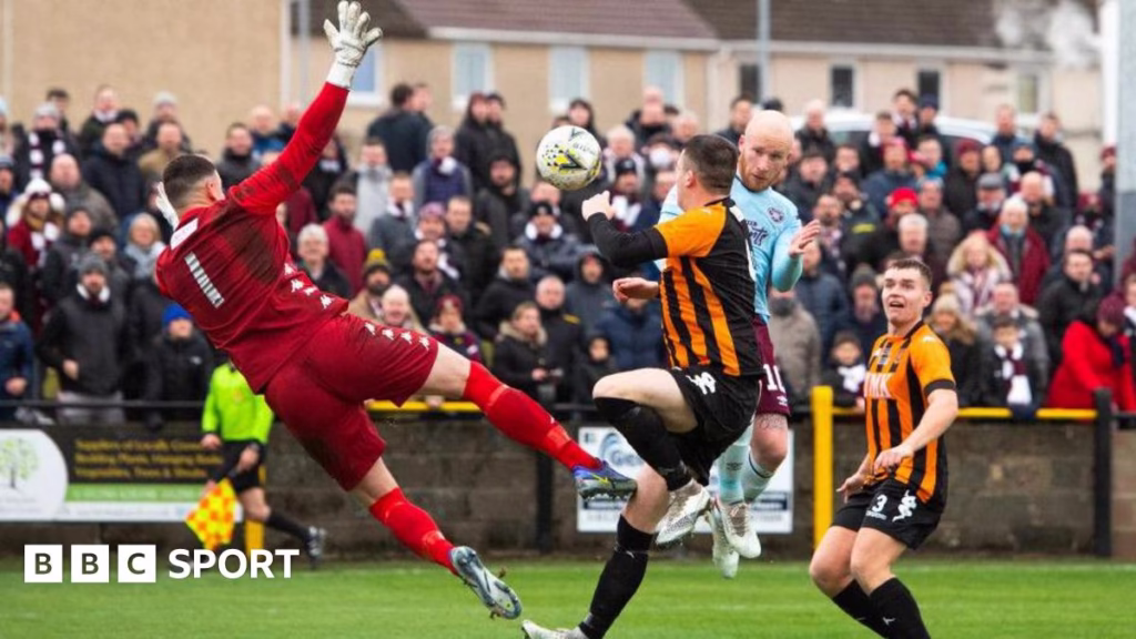 Auchinleck Talbot played Hearts in the fourth round of the Scottish Cup in January 2022