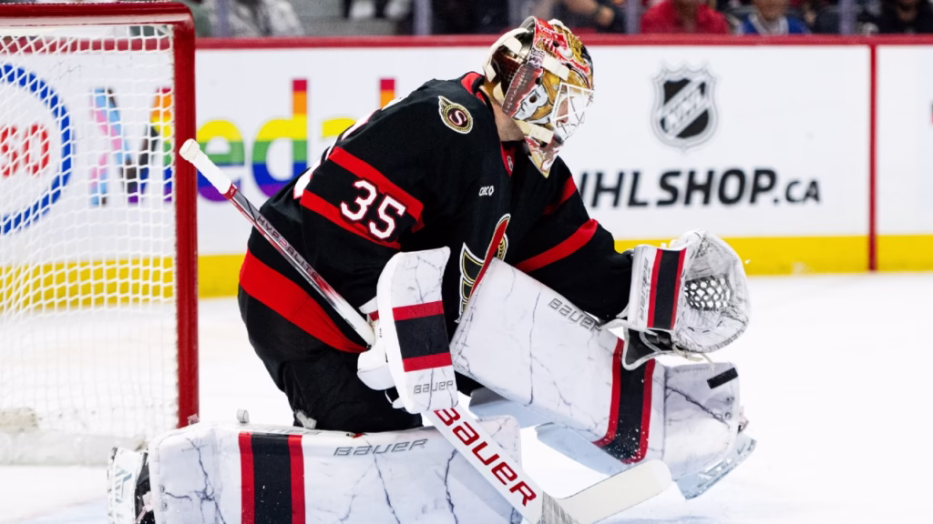 Senators' Linus Ullmark weighs in on longer OT, goalie interference