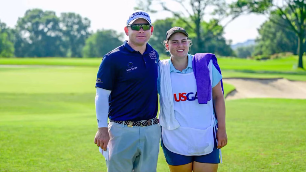 This junior golfer's support for disabled community led to inspiring caddie gig