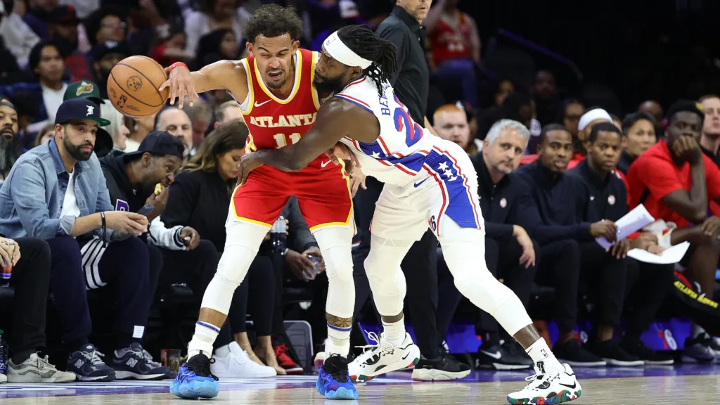 Trae Young Roasts Patrick Beverley in Video After Comments, Trolls Play-in Celebration