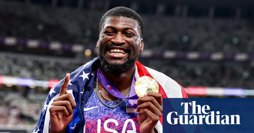USA’s Cordell Tinch goes from toilet paper factory to 110m hurdles world champion | World Athletics Championships