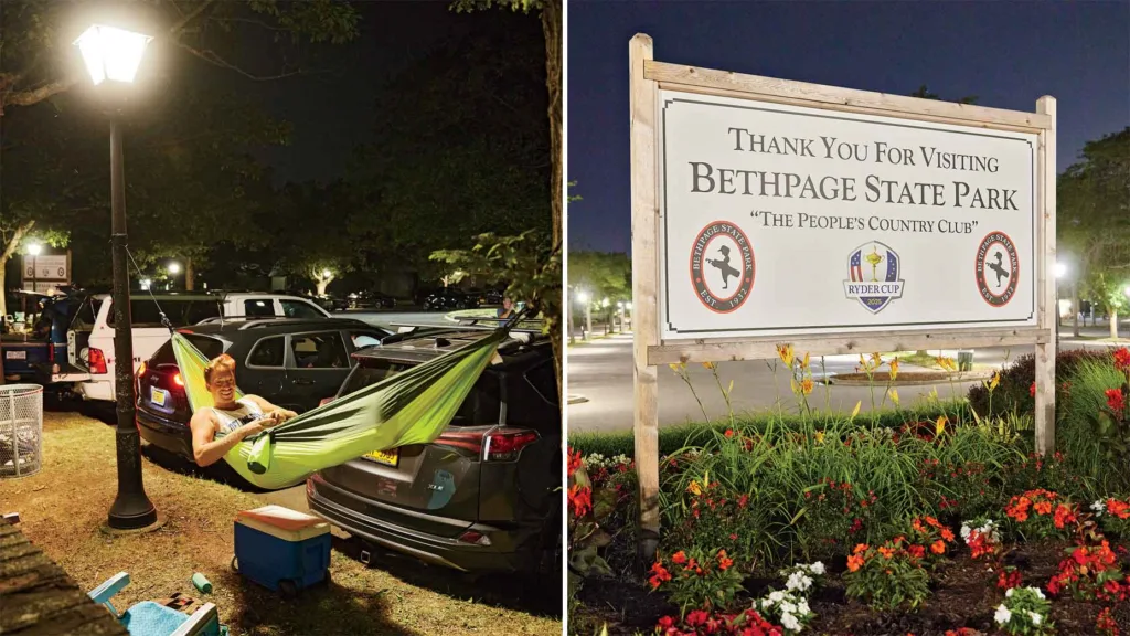 What's it like camping out for a Bethpage Black tee time? Worth it