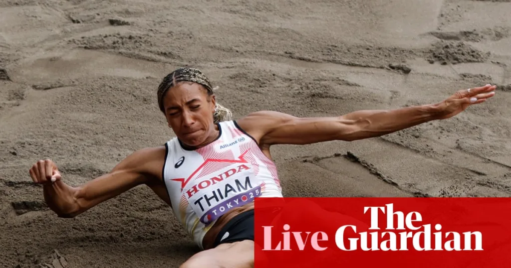 World Athletics Championships 2025: Thiam out of heptathlon, men’s 800m final and more – live | World Athletics Championships