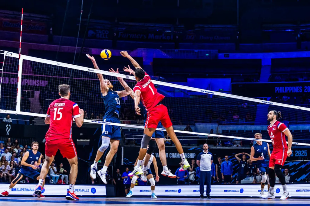 WorldofVolley :: FIVB WC M: Finland Shocks France