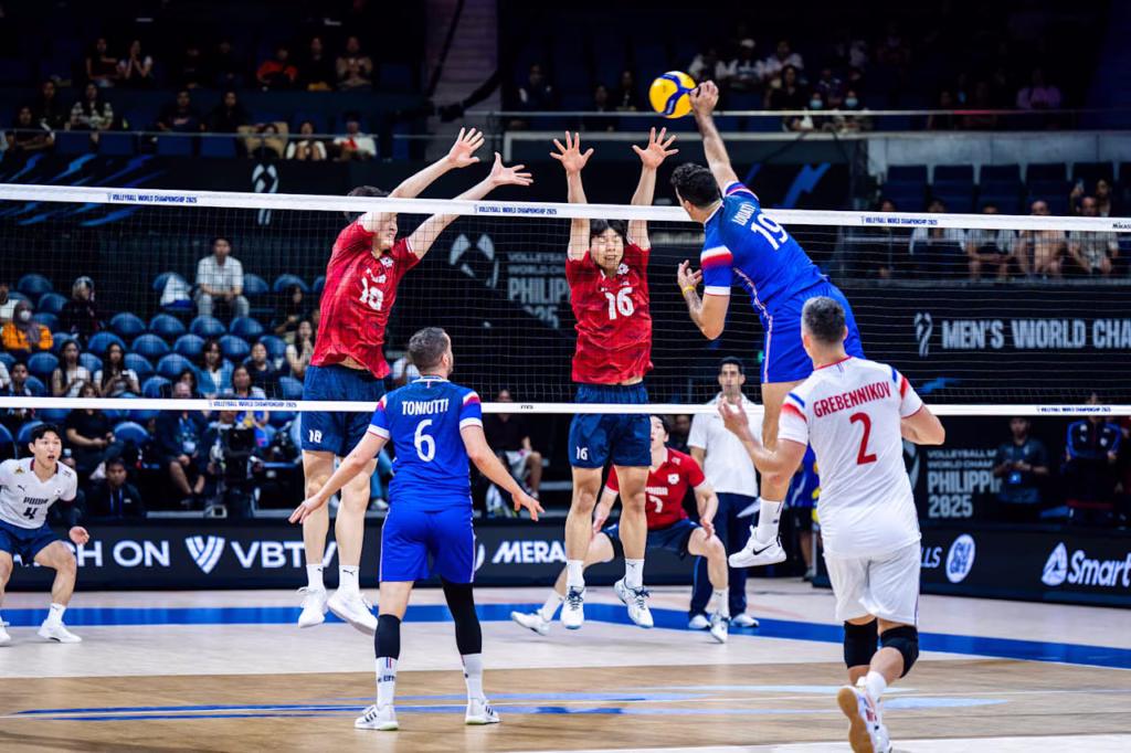 WorldofVolley :: FIVB WC M: France Crush Korea