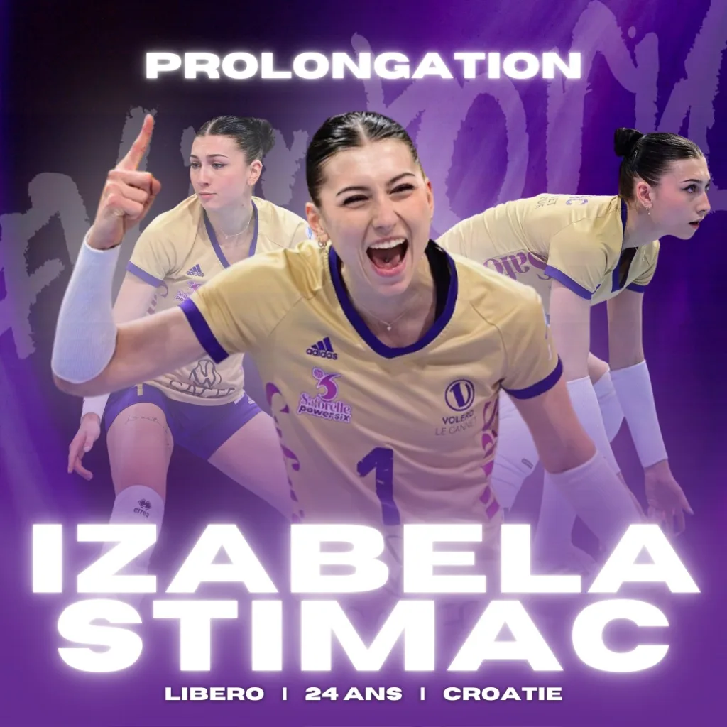 WorldofVolley :: FRA W: Izabela Stimac Extends Stay with Volero Le Cannet